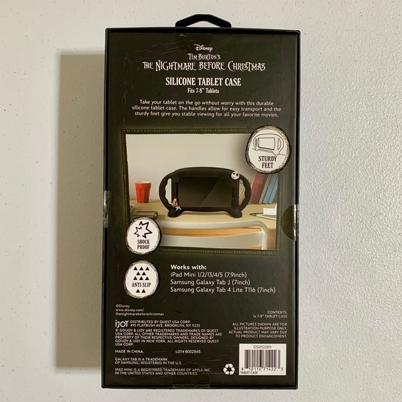 Disney The Nightmare Before Christmas Silicone Tablet Case-New in Box - Picture 8 of 9